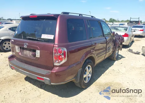 2007 Honda Pilot Ex-L from USA, damaged, VIN 5FNYF28787B041373